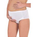 3-Pack Cotton Maternity Briefs - Black, Skin and White