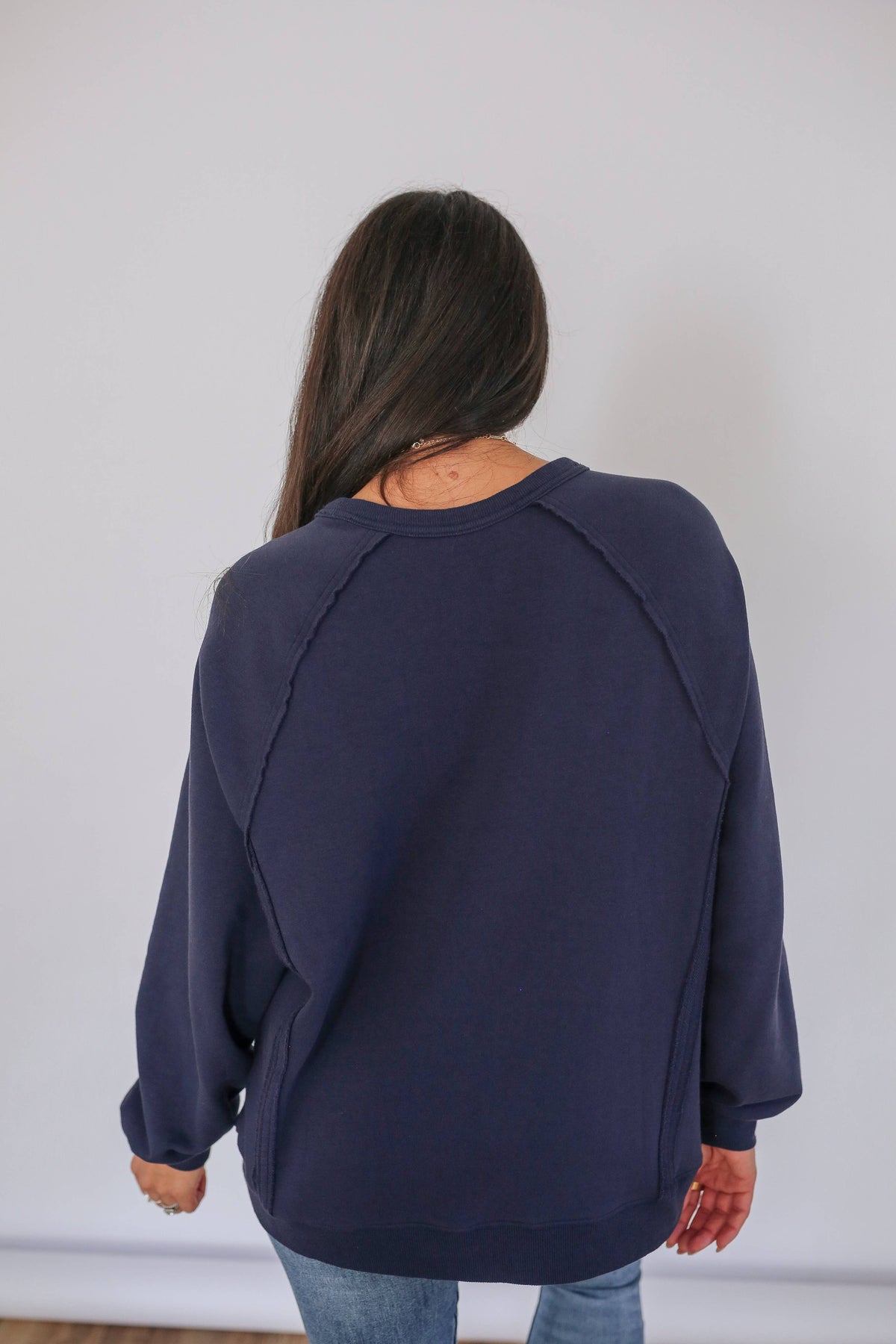 Vertical Zip Breastfeeding Crewneck