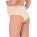 3-Pack Cotton Maternity Briefs - Black, Skin and White