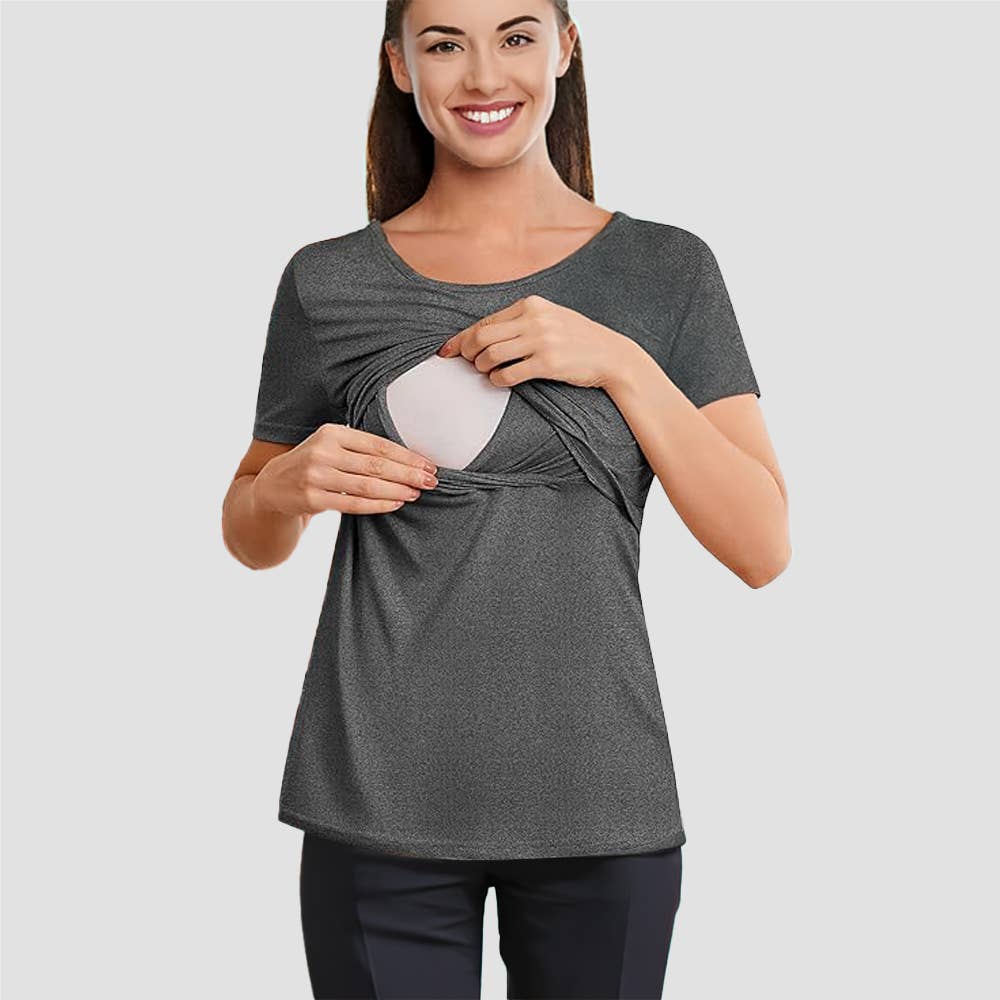Maternity Nursing Top Breastfeeding Shirt
