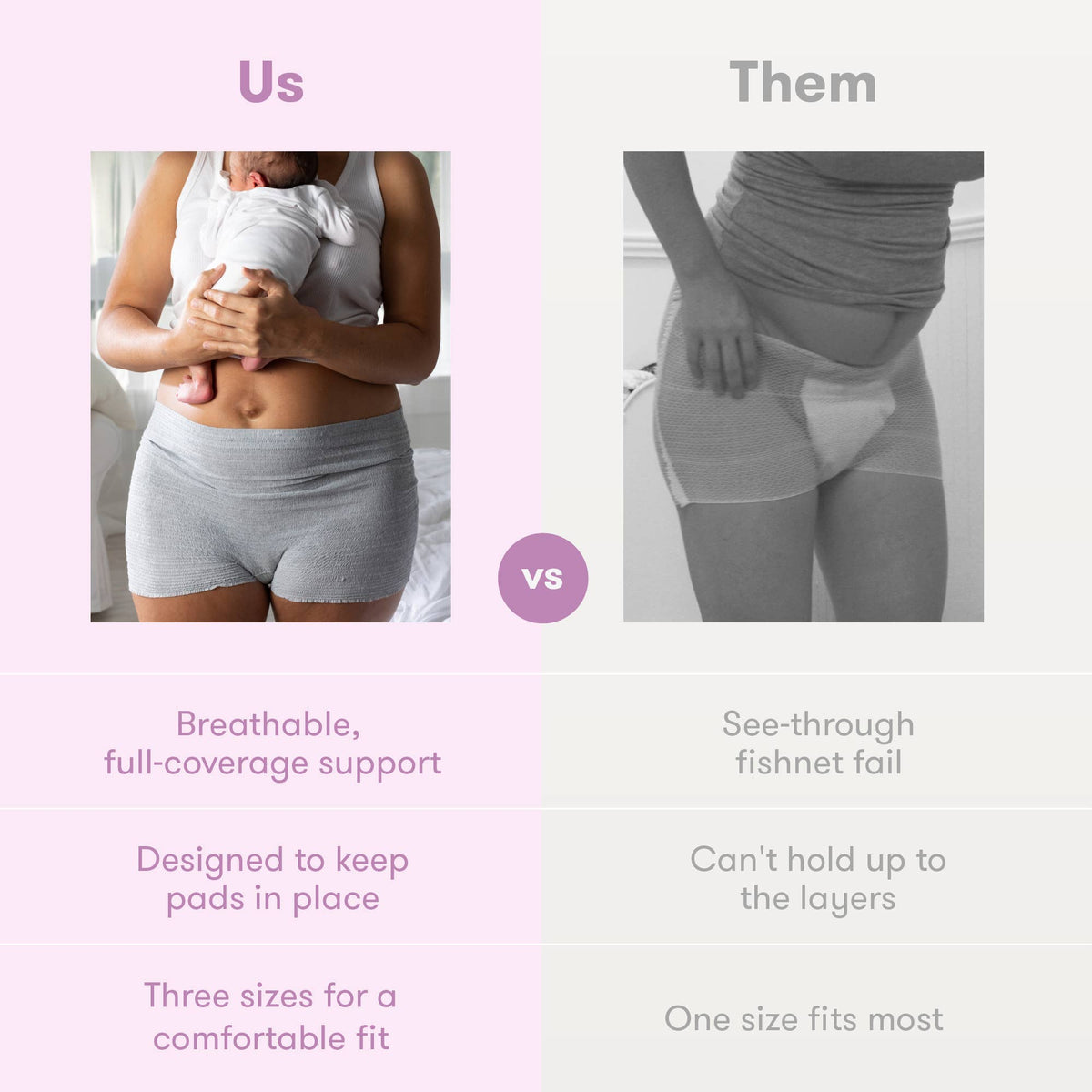 Frida Boyshort Disposable Postpartum Underwear (8 Pack)