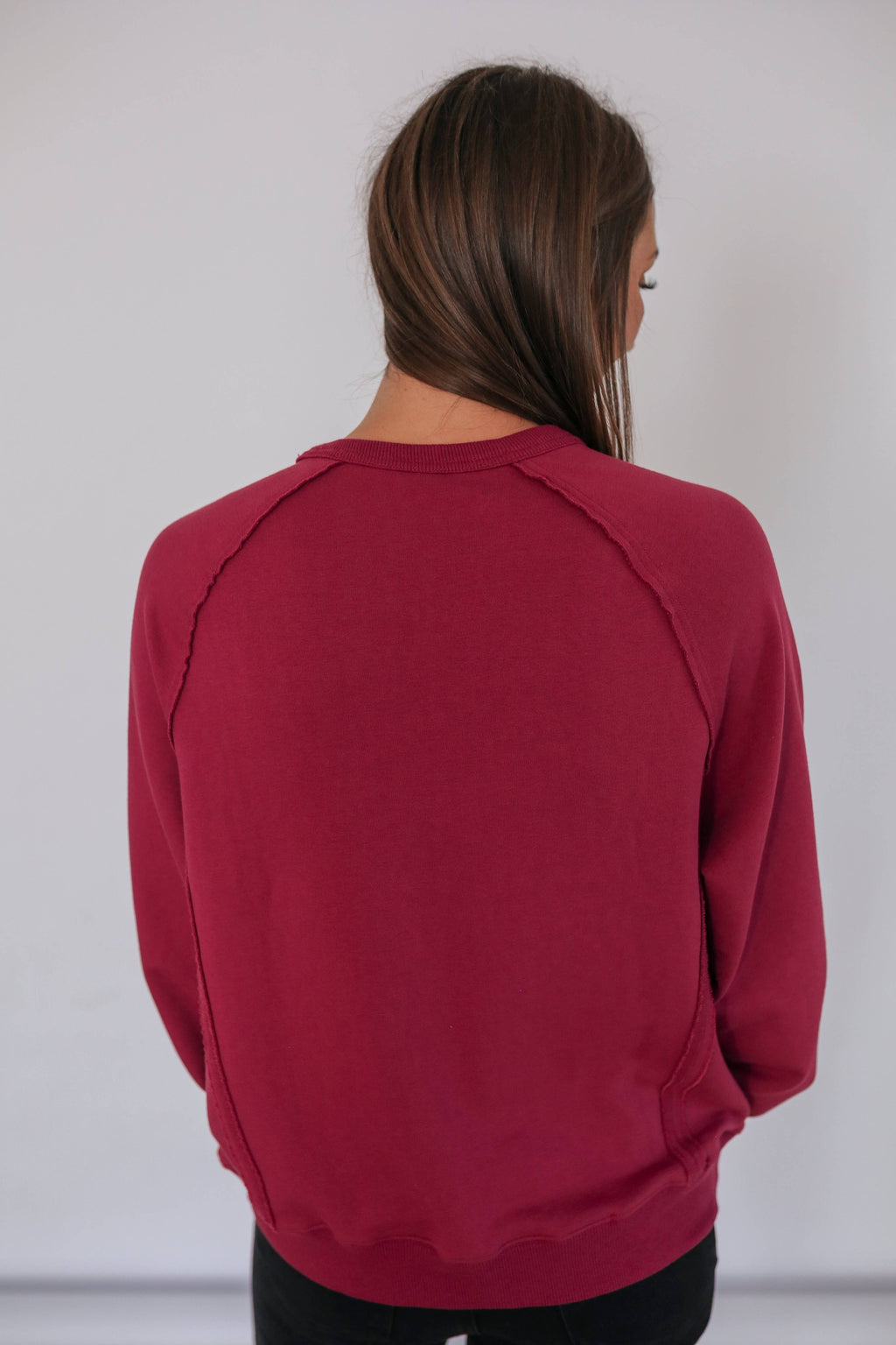 Vertical Zip Breastfeeding Crewneck
