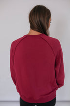 Vertical Zip Breastfeeding Crewneck