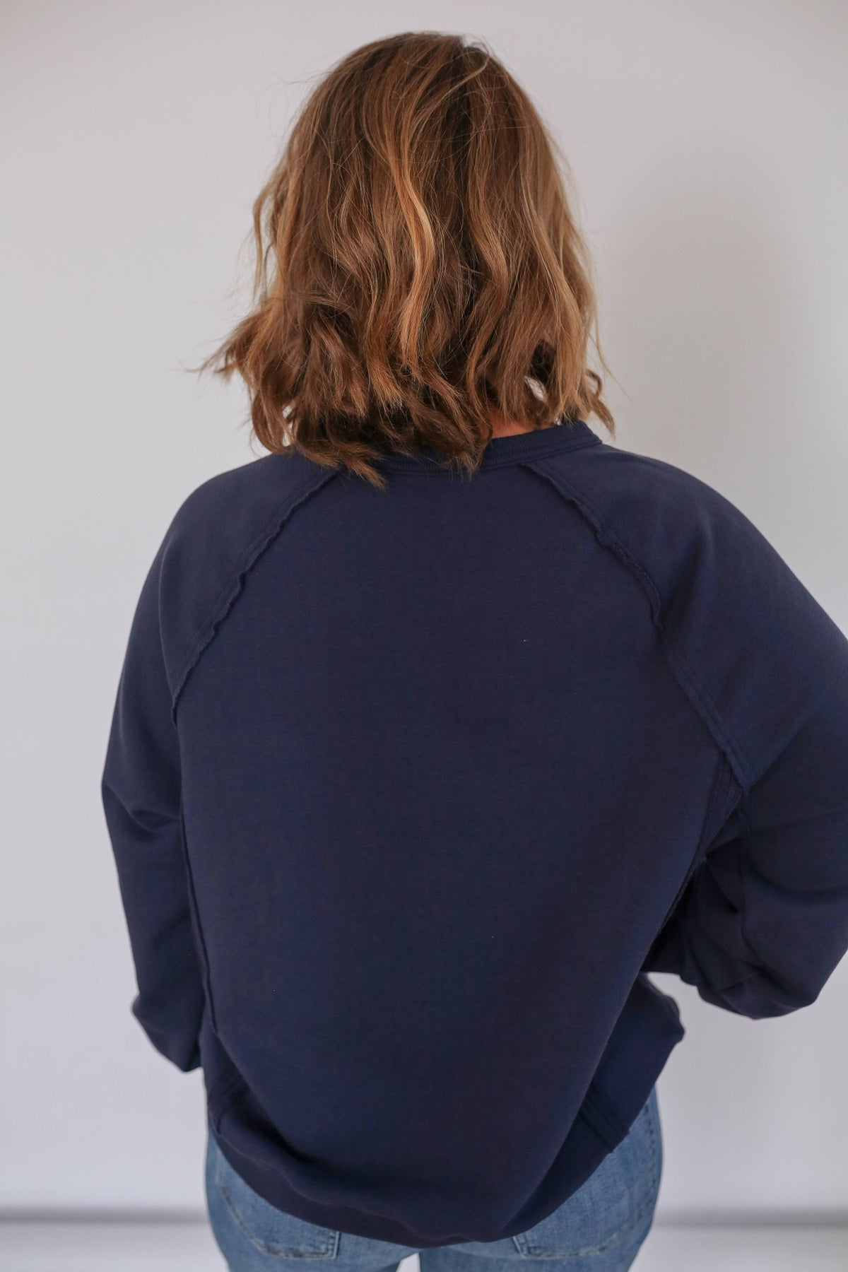 Vertical Zip Breastfeeding Crewneck