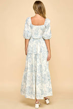 Blue Vintage Maxi Dress